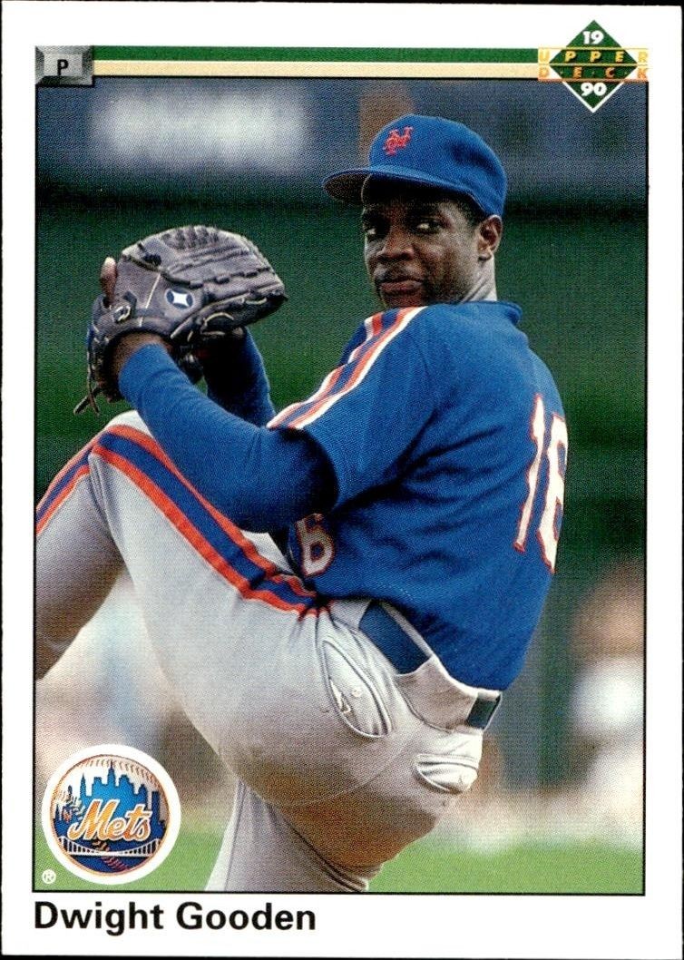 1990 Upper-Deck Low Number Dwight Gooden #114 trading card