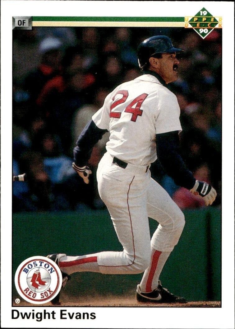 1990 Upper-Deck Low Number Dwight Evans #112 trading card
