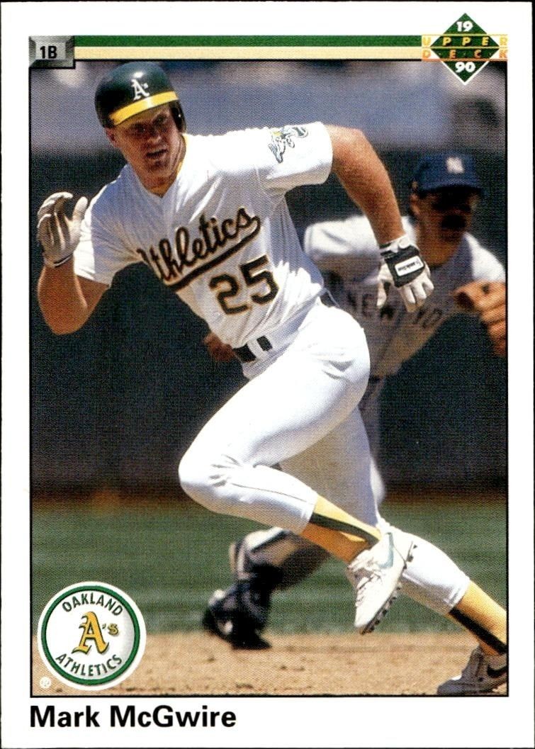 1990 Upper-Deck Low Number Mark McGwire #171 trading card