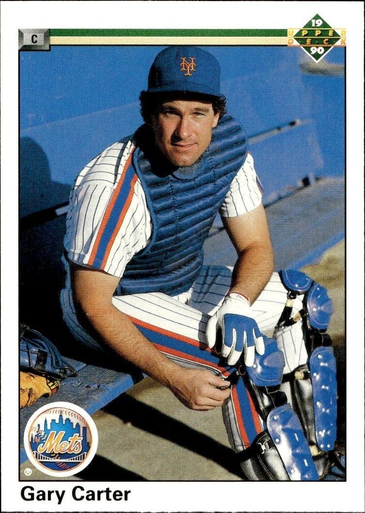 1990 Upper-Deck Low Number Gary Carter #168 trading card