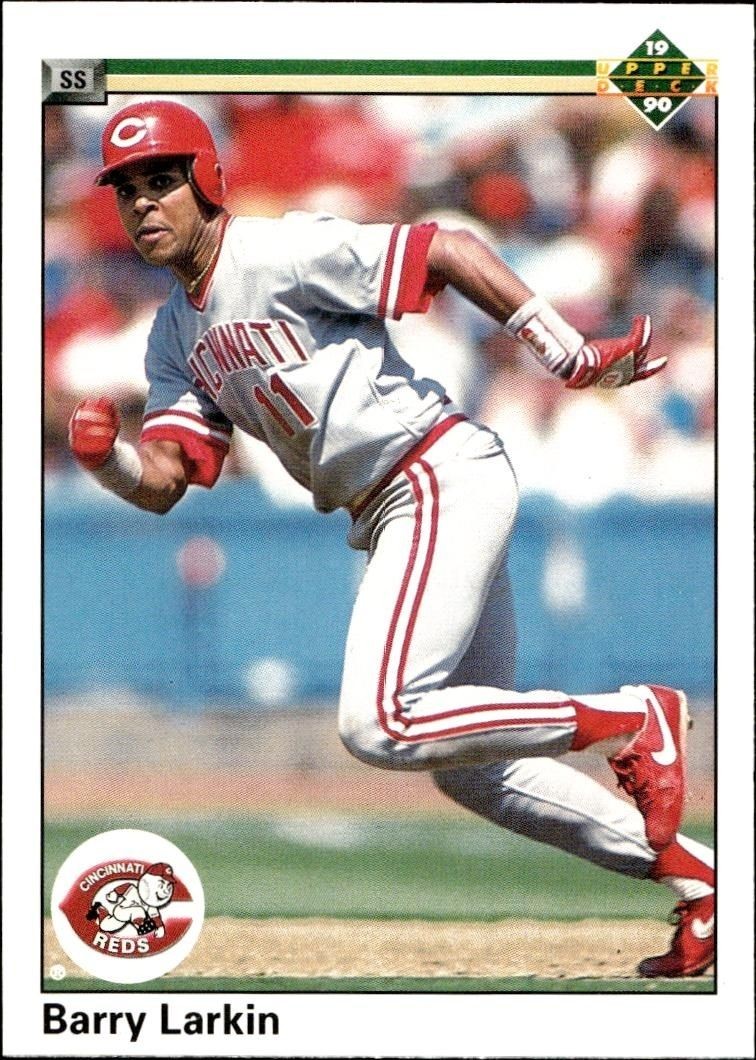 1990 Upper-Deck Low Number Barry Larkin #167 trading card