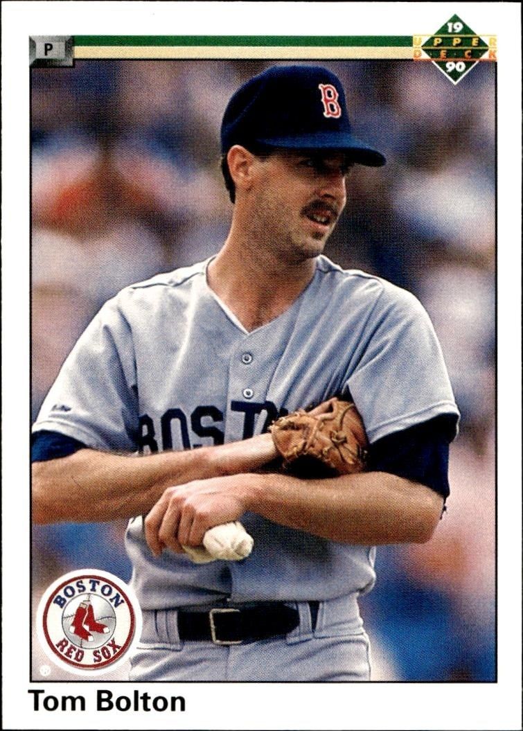 1990 Upper Deck Tom Bolton #351 baseball trading card front