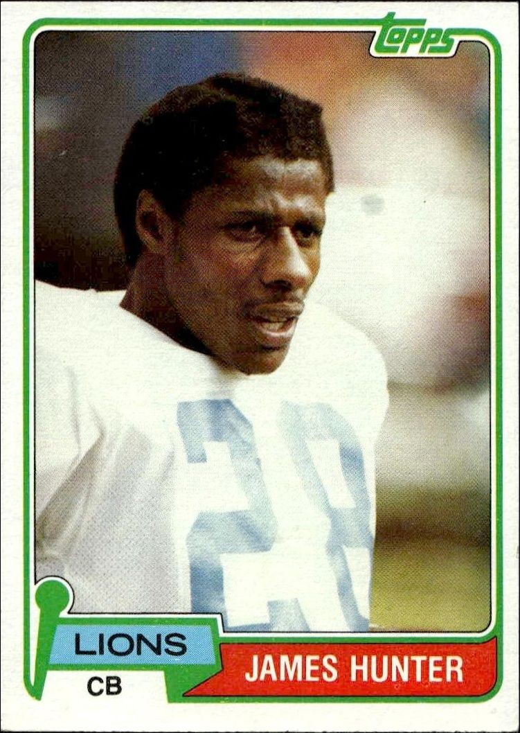 1981 Topps James Hunter #409 trading card