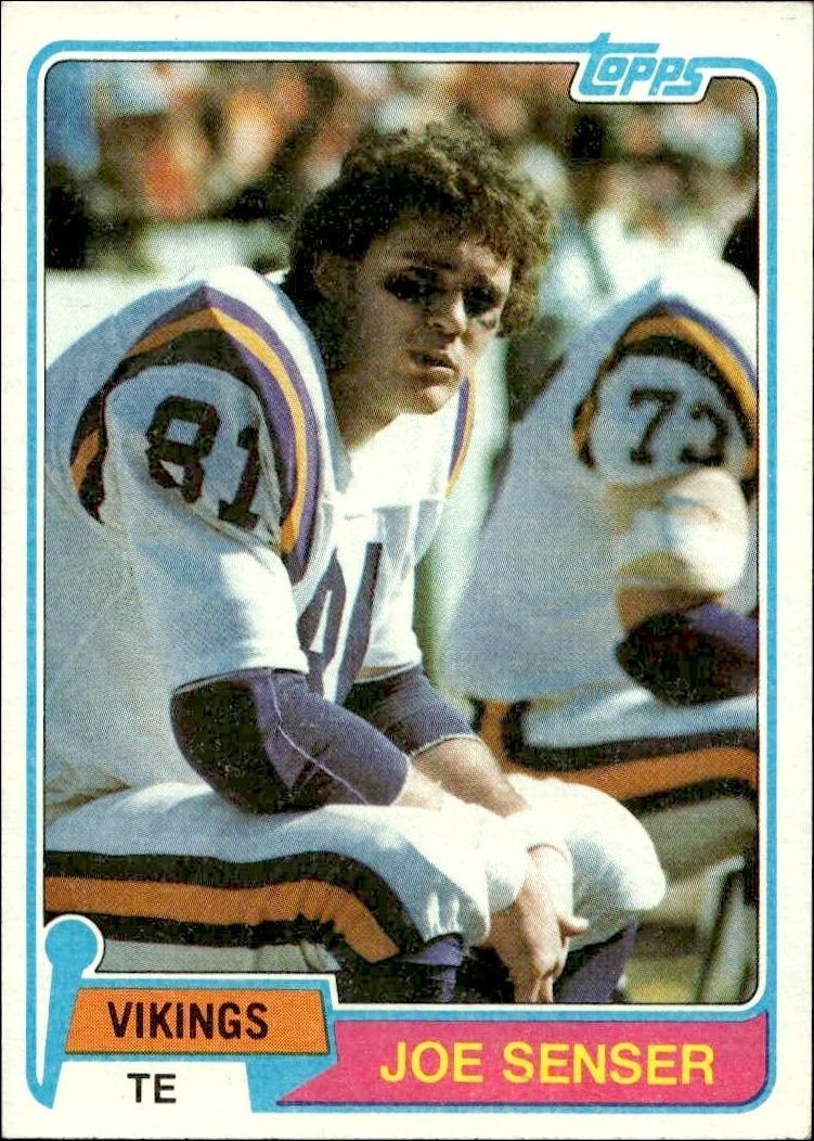 1981 Topps Joe Senser #217 trading card