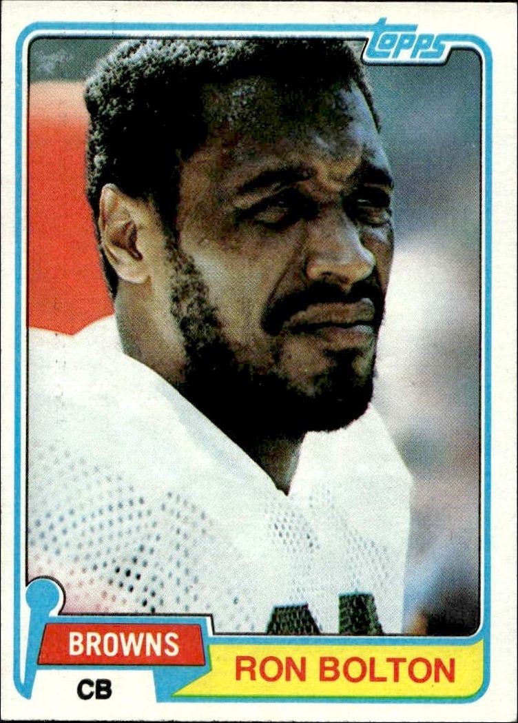 1981 Topps Ron Bolton #221 trading card