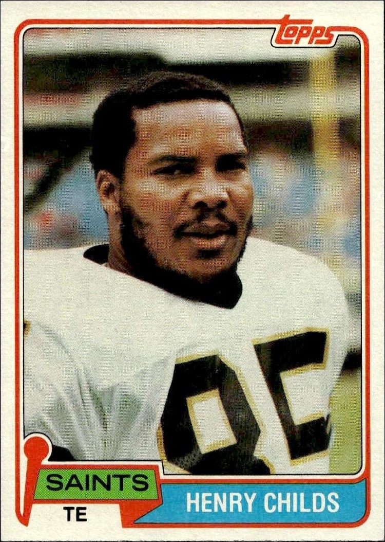 1981 Topps Henry Childs #126 trading card