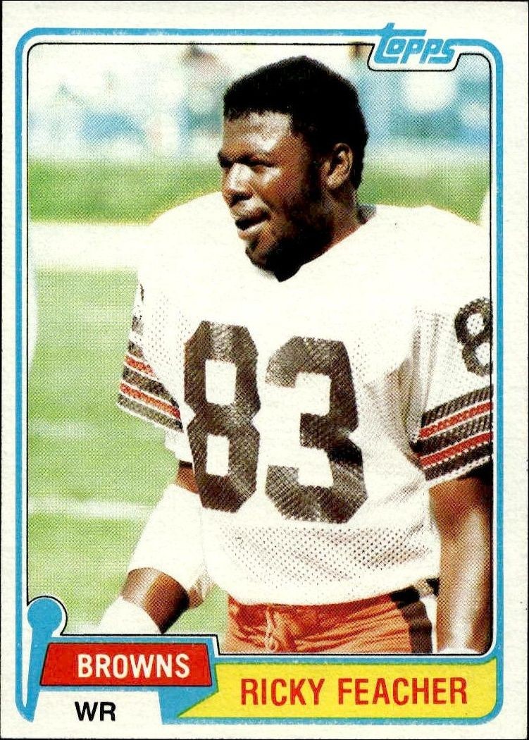 1981 Topps Ricky Feacher #196 trading card