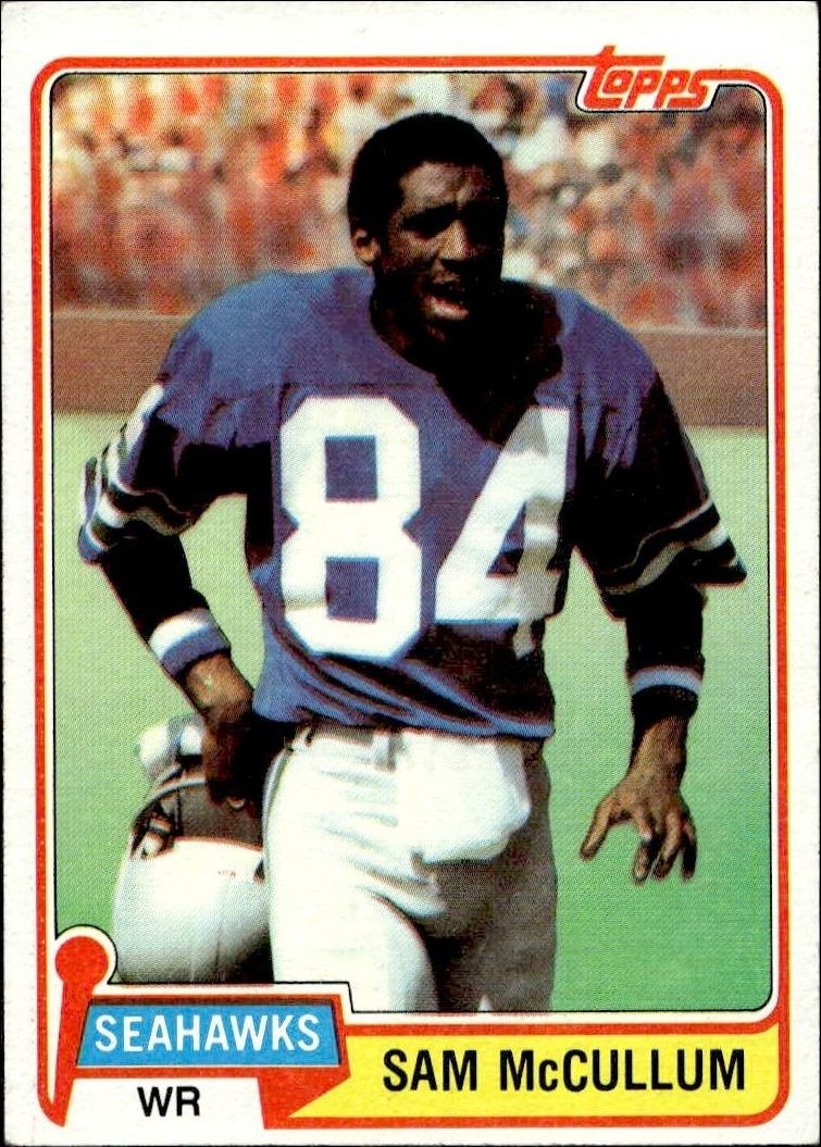 1981 Topps Sam McCullum #419 trading card