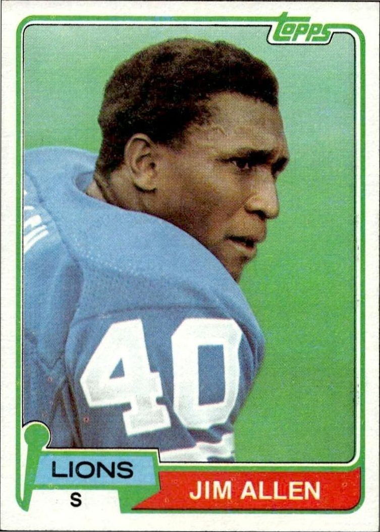 1981 Topps Jim Allen #251 trading card