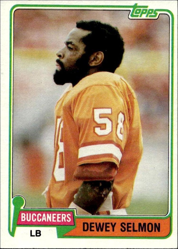1981 Topps Dewey Selmon #68 trading card