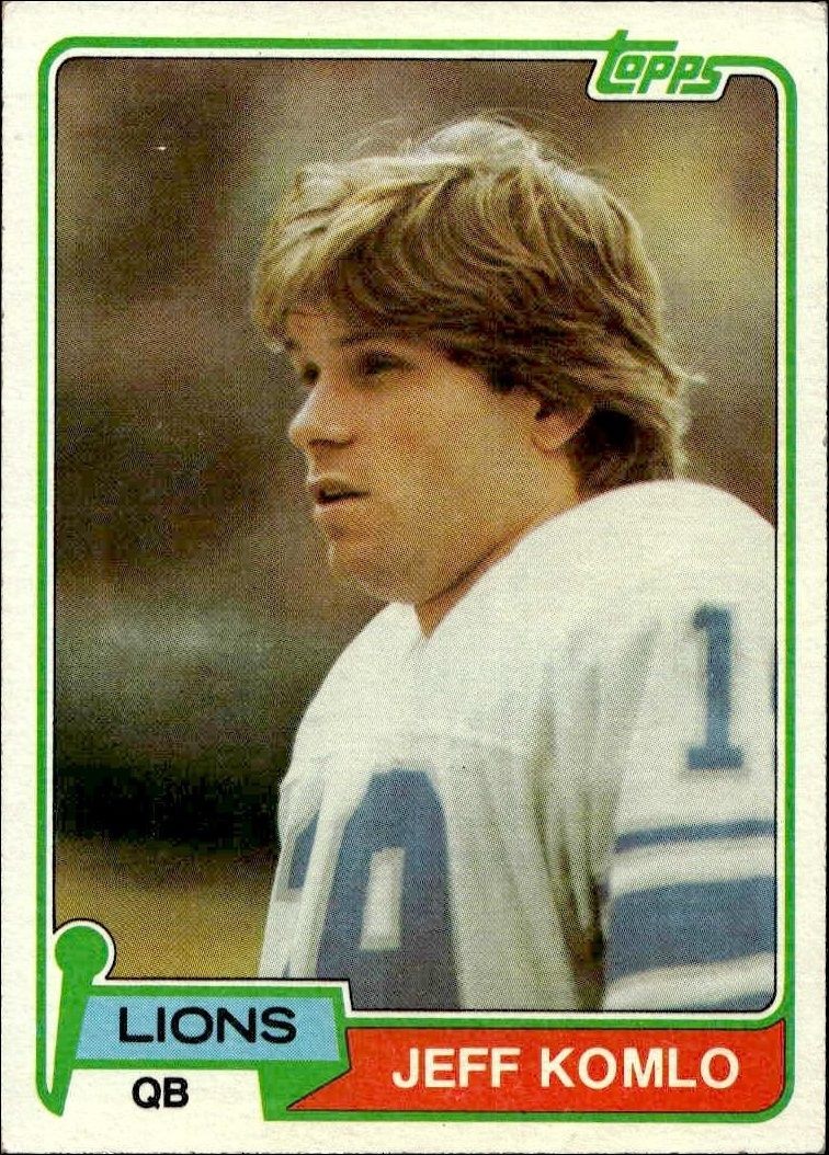 1981 Topps Jeff Komlo #511 trading card