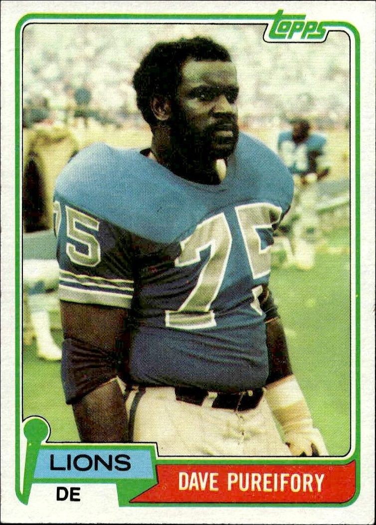 1981 Topps Dave Pureifory #296 trading card