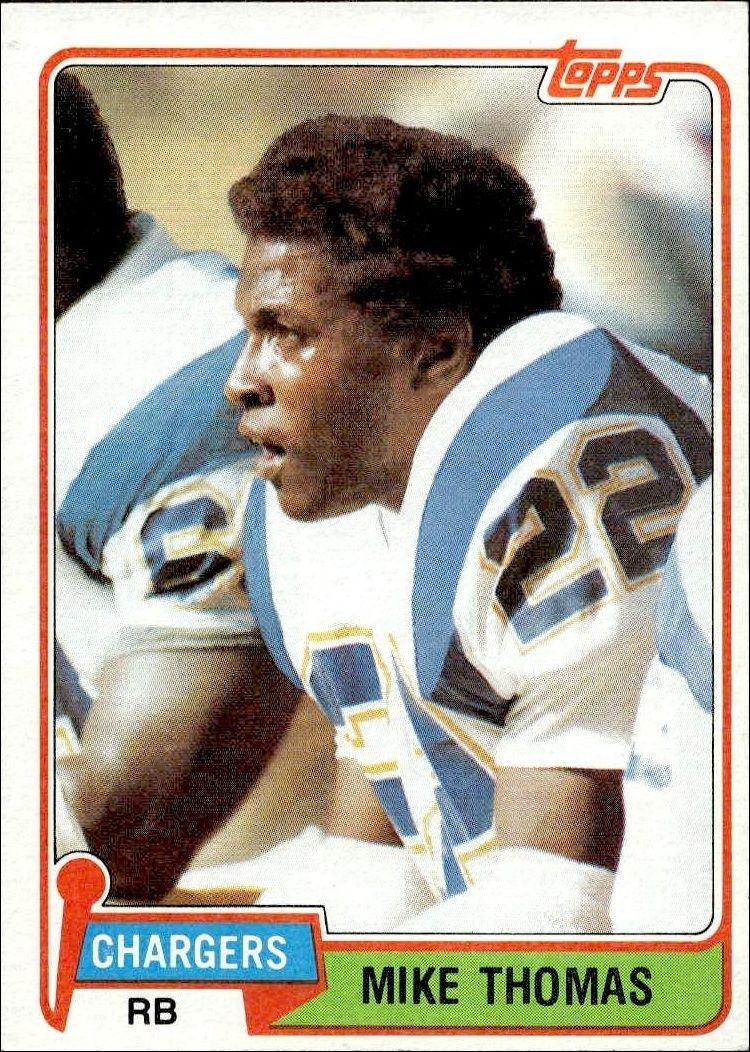 1981 Topps Mike Thomas #172 trading card