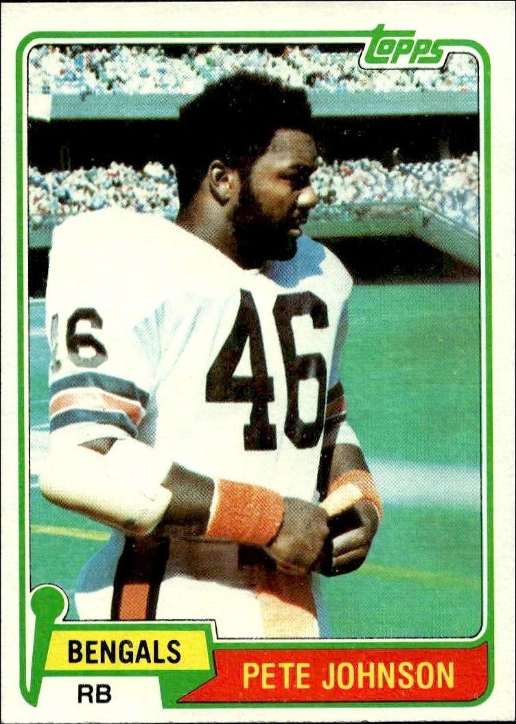 1981 Topps Pete Johnson #427 trading card