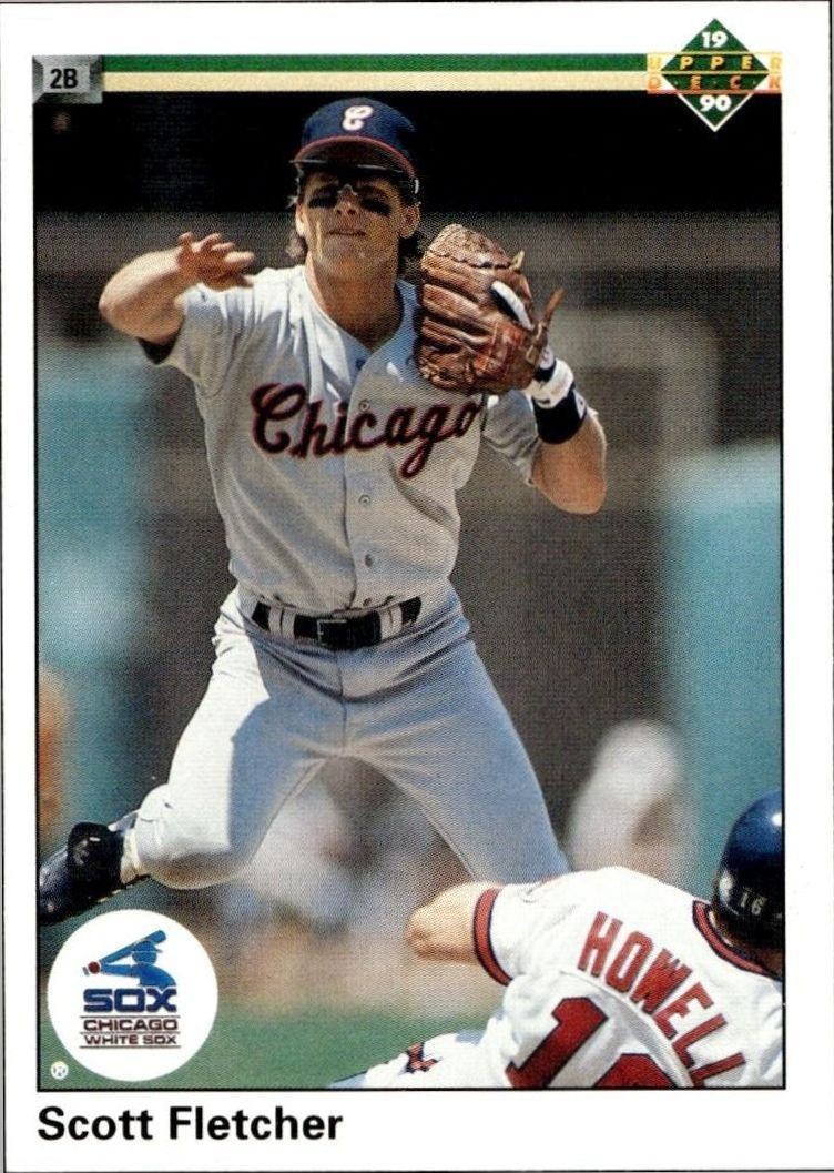 1990 Upper-Deck Low Number Scott Fletcher #310 trading card
