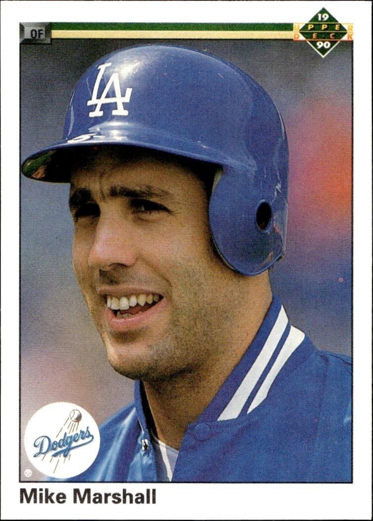 1990 Upper-Deck Low Number Mike Marshall #262 trading card