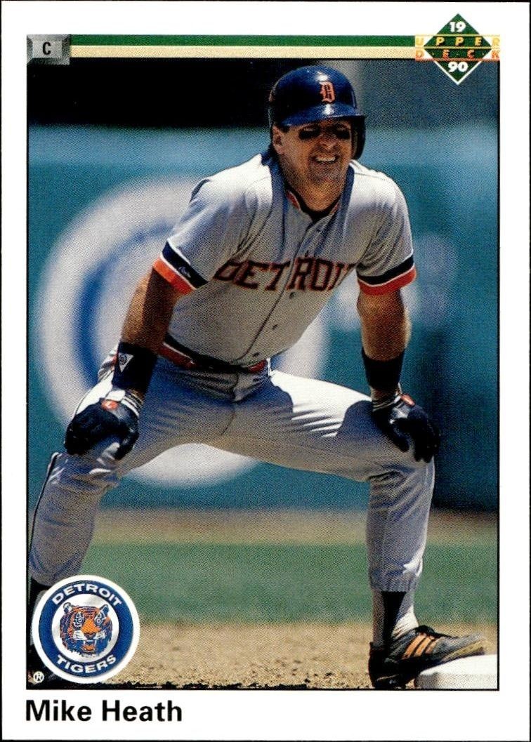 1990 Upper-Deck Low Number Mike Heath #306 trading card