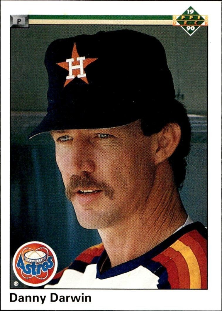 1990 Upper-Deck Low Number Danny Darwin #305 trading card