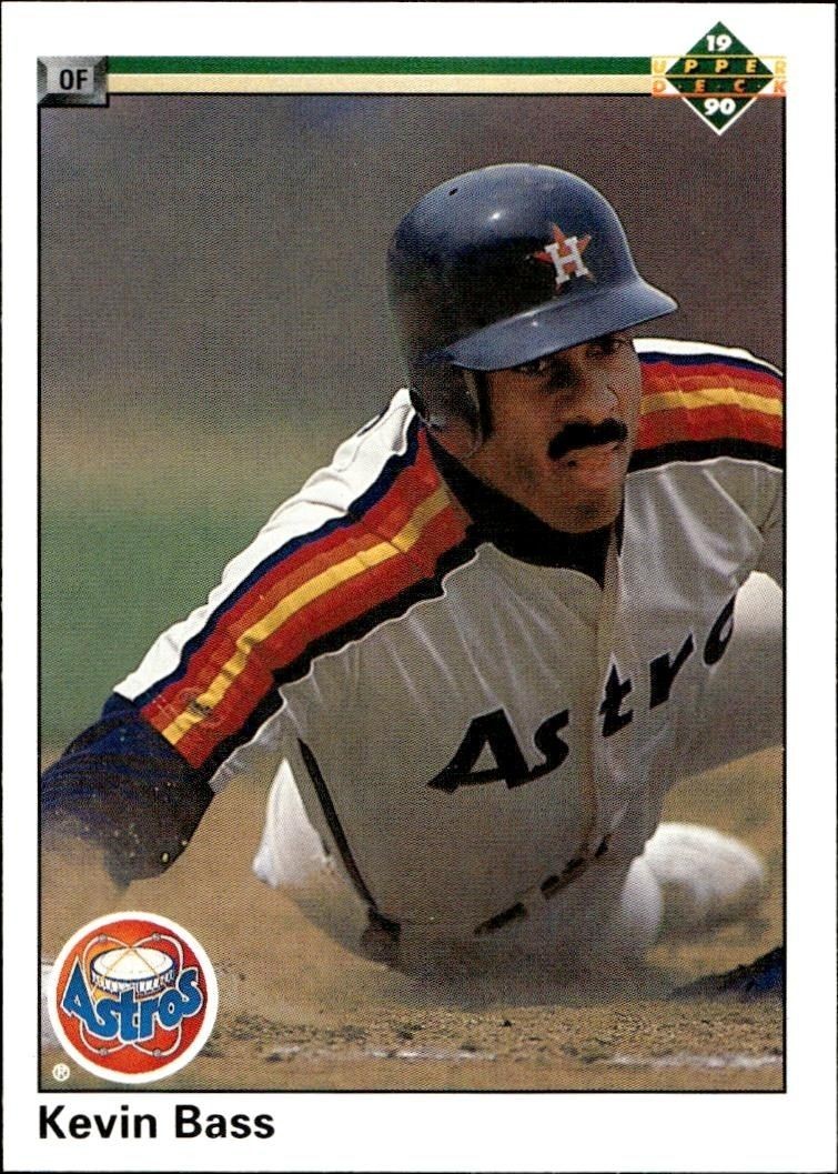 1990 Upper-Deck Low Number Kevin Bass #302 trading card