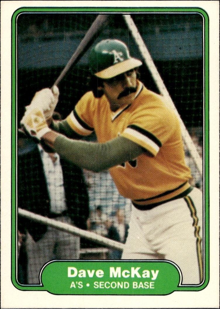 1982 Fleer Dave McKay #100 trading card