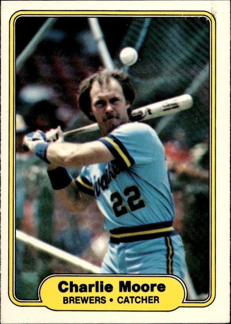 1982 Fleer Charlie Moore #150 trading card