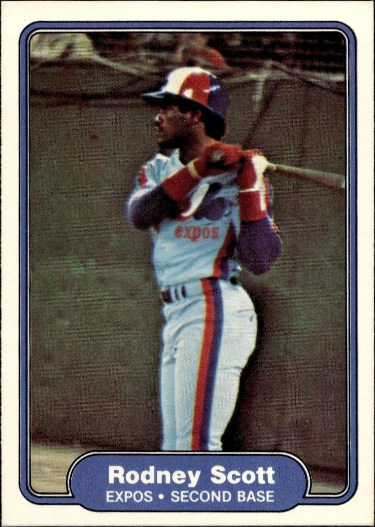 1982 Fleer Rodney Scott #207 trading card