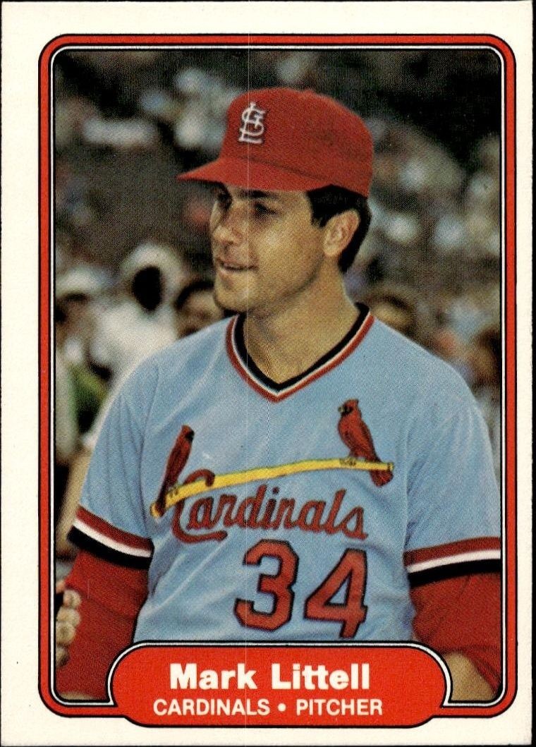 1982 Fleer Mark Littell #120 trading card