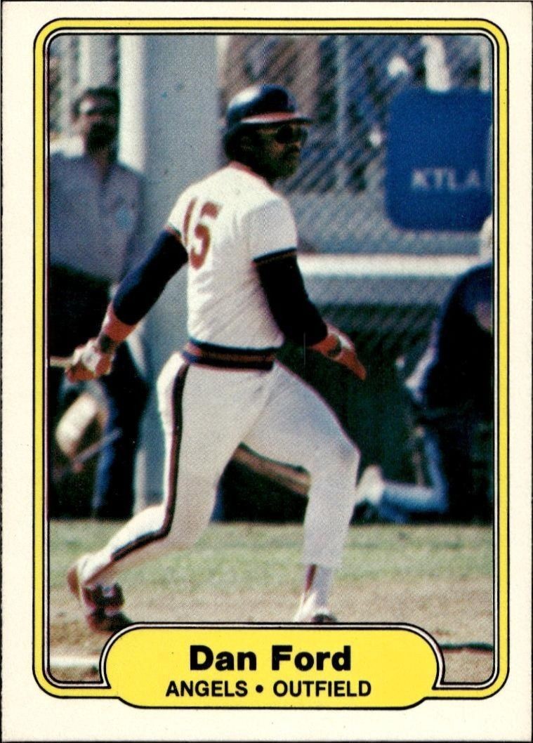 1982 Fleer Dan Ford #458 trading card