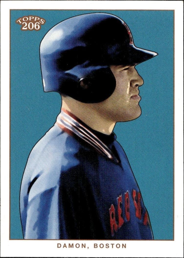 2002 Topps T206 Johnny Damon #198 trading card