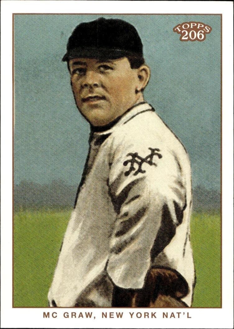 2002 Topps T206 John McGraw #175 trading card