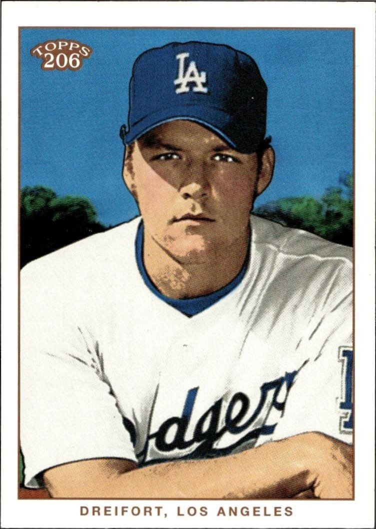 2002 Topps T206 Darren Dreifort #19 trading card