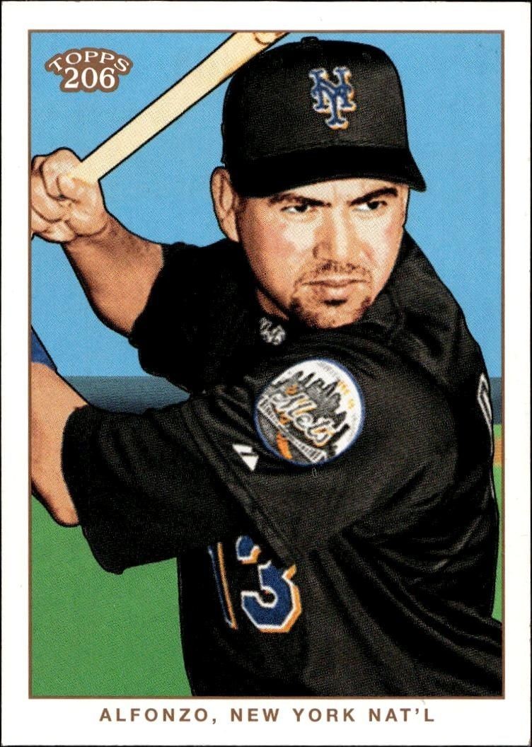 2002 Topps T206 Edgardo Alfonzo #18 trading card