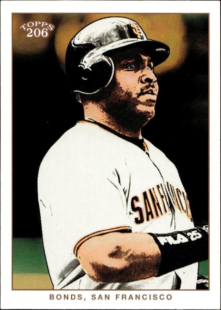 2002 Topps T206 Barry Bonds #34 trading card