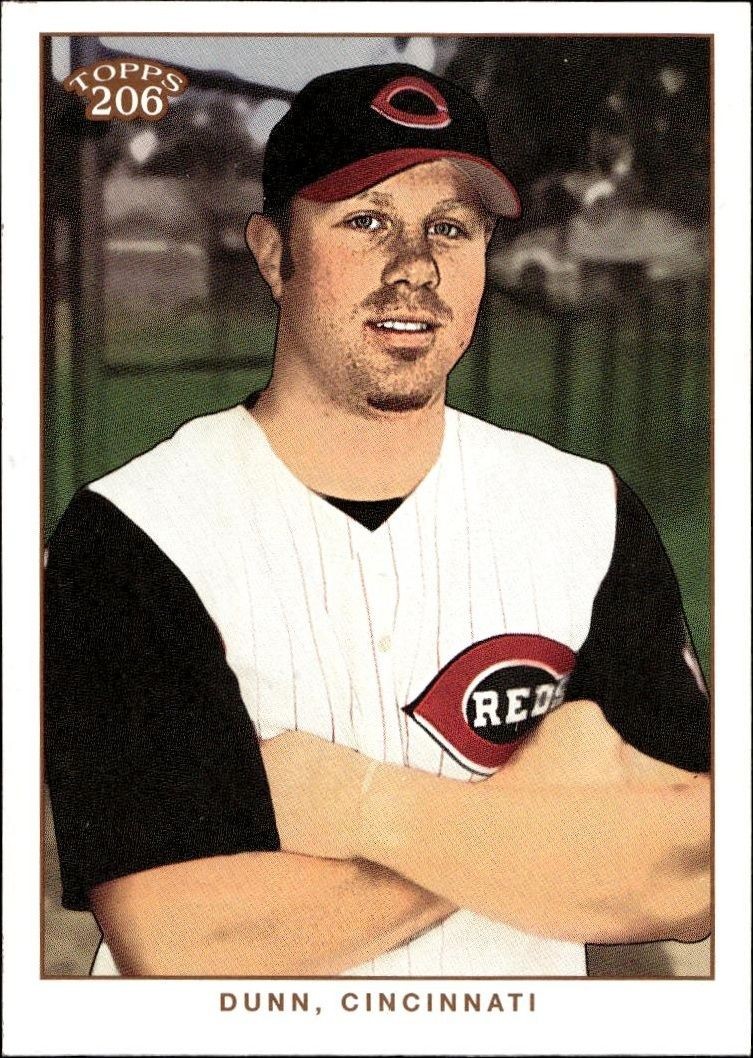 2002 Topps T206 Adam Dunn #187 trading card