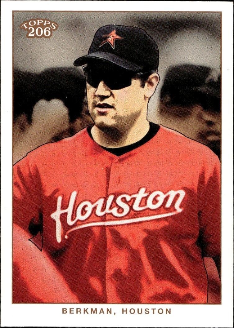 2002 Topps T206 Lance Berkman #186 trading card
