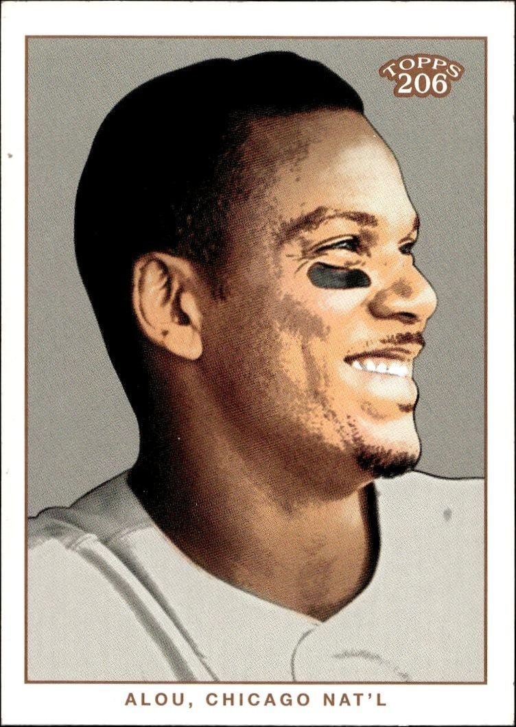 2002 Topps T206 Moises Alou #10 trading card