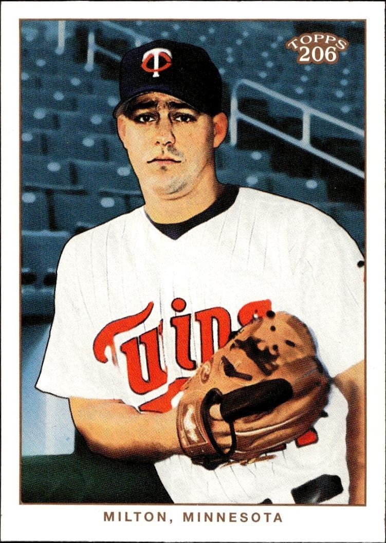 2002 Topps T206 Eric Milton #245 trading card
