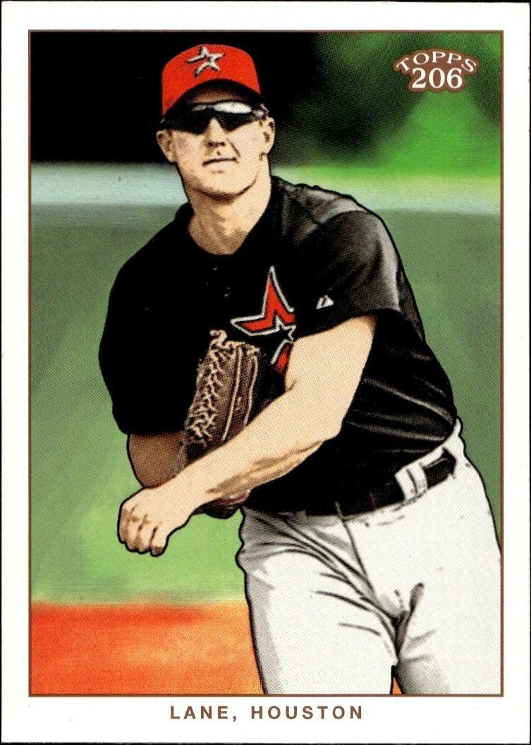 2002 Topps T206 Jason Lane #135 trading card