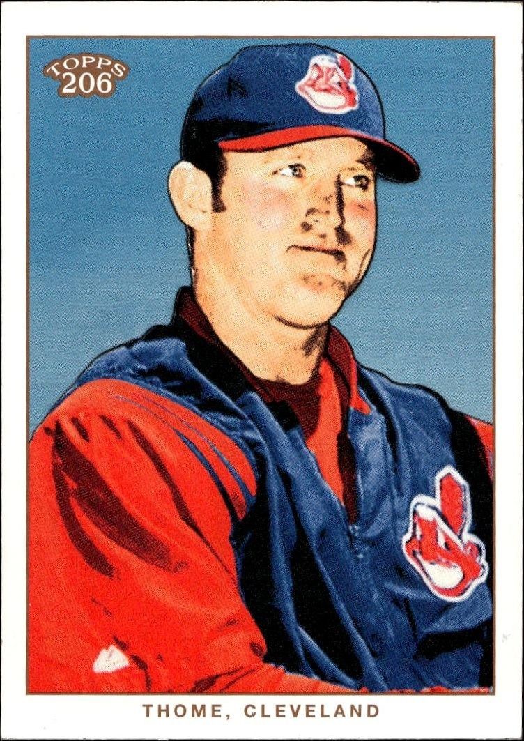 2002 Topps T206 Jim Thome #129 trading card