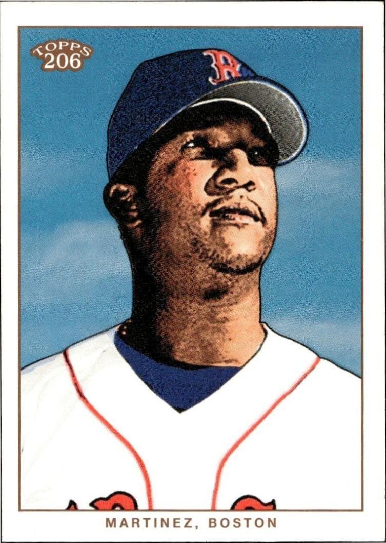2002 Topps T206 Pedro Martinez #128 trading card