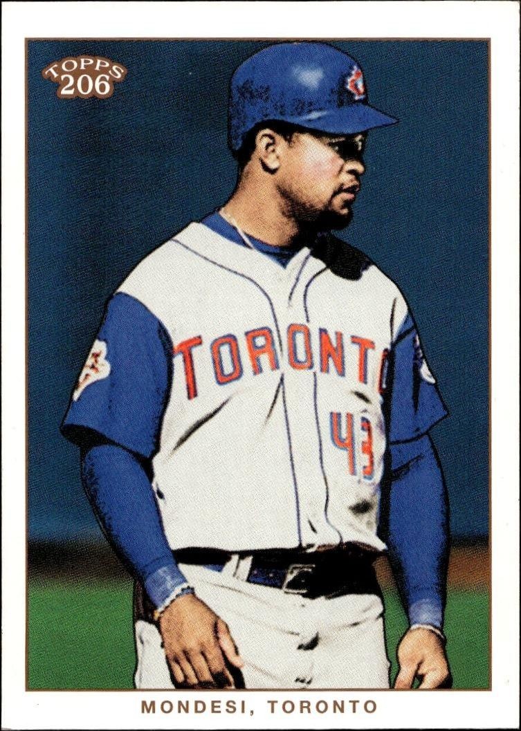 2002 Topps T206 Raul Mondesi #127 trading card