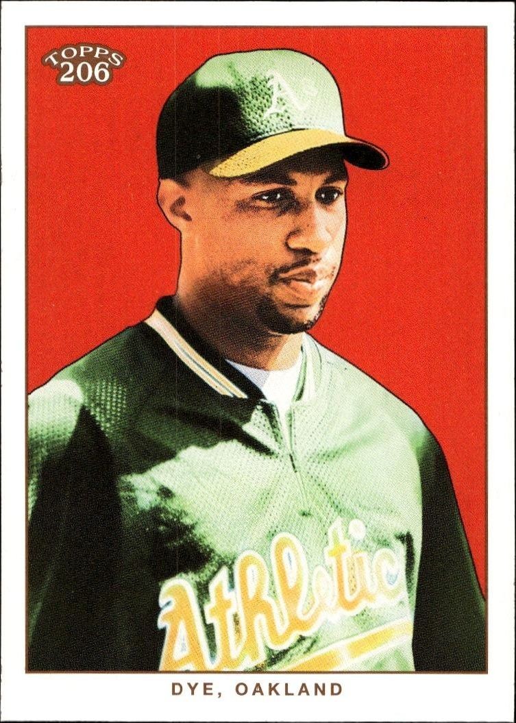 2002 Topps T206 Jermaine Dye #251 trading card