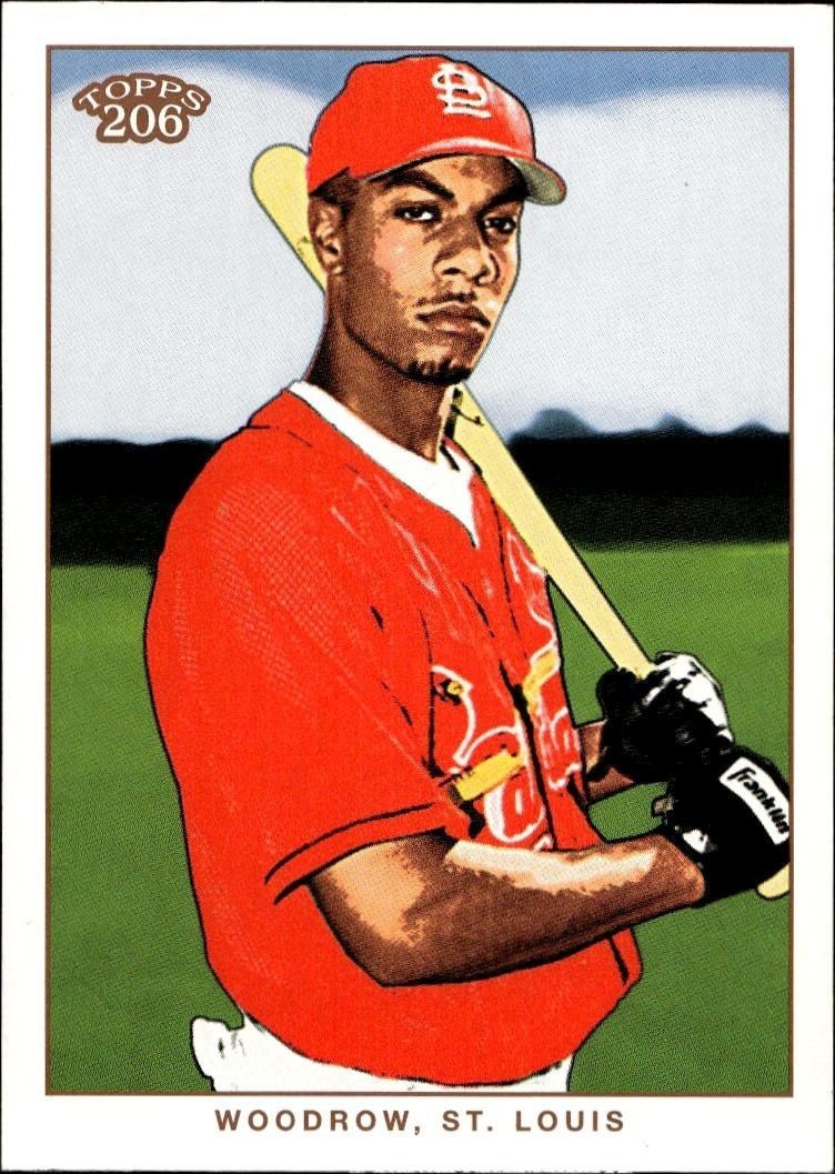 2002 Topps T206 Justin Woodrow #153 trading card