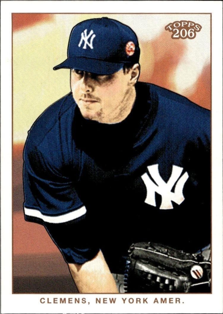2002 Topps T206 Roger Clemens #30 trading card