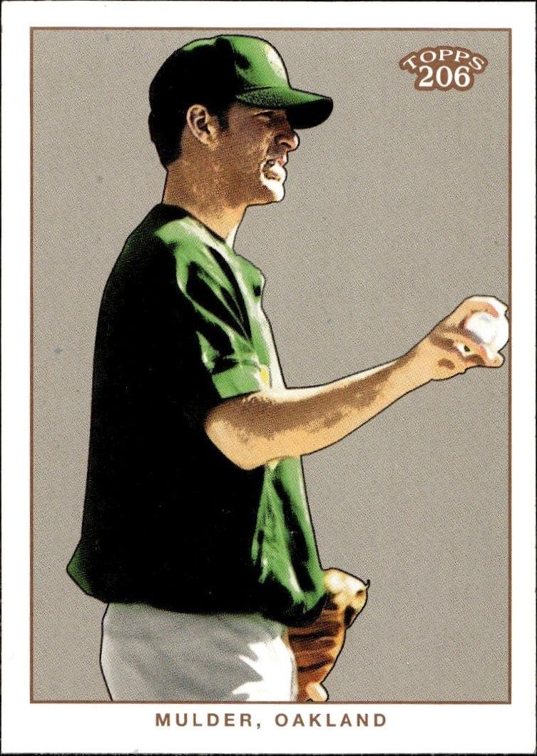2002 Topps T206 Mark Mulder #182 trading card