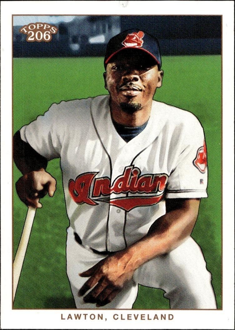 2002 Topps T206 Matt Lawton #217 trading card