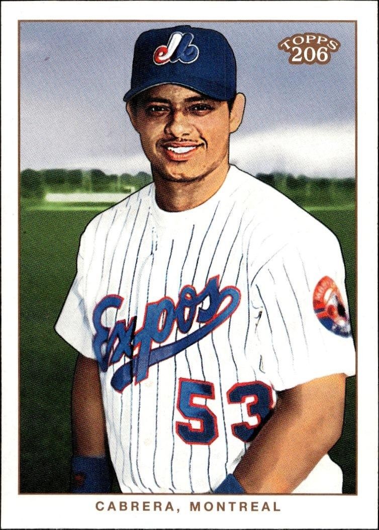 2002 Topps T206 Orlando Cabrera #211 trading card