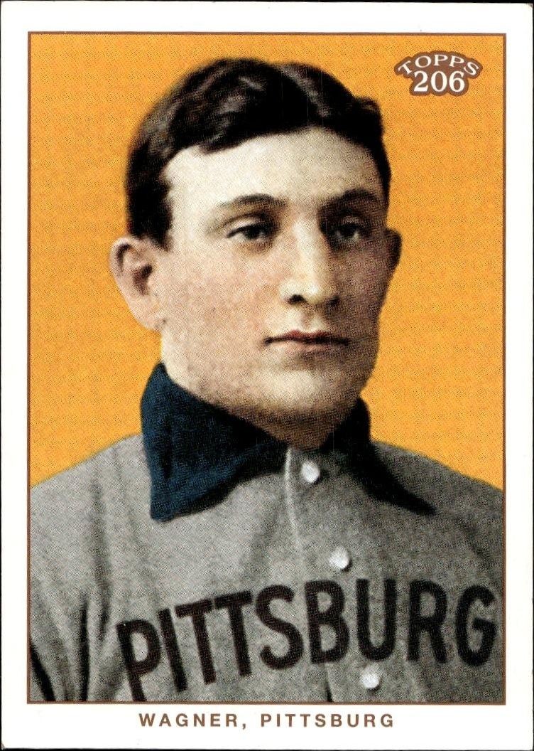 2002 Topps T206 Honus Wagner #307 trading card