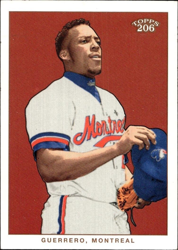 2002 Topps T206 Vladimir Guerrero #1 trading card