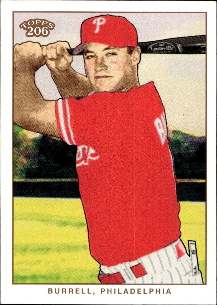 2002 Topps T206 Pat Burrell #123 trading card
